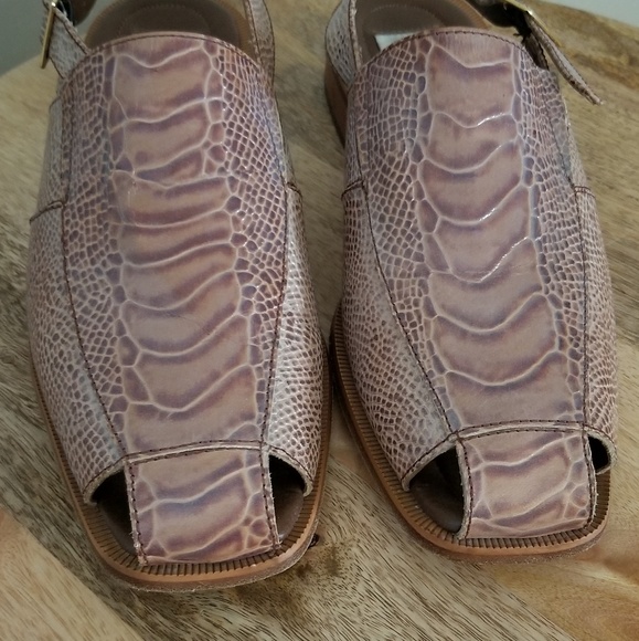 Vintage Ramo Alto leather size 9 sandal loafer - Picture 3 of 7